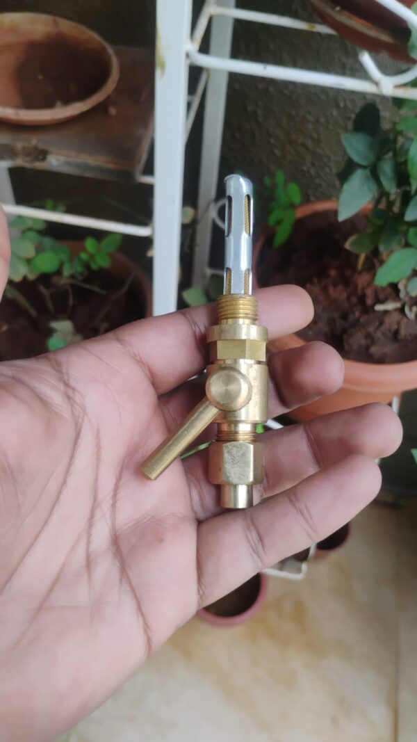 Brass Vintage On Off cock
