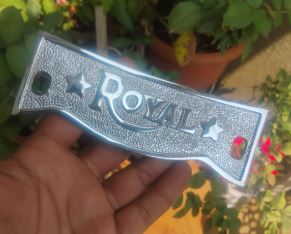 Chrome Crown Plate